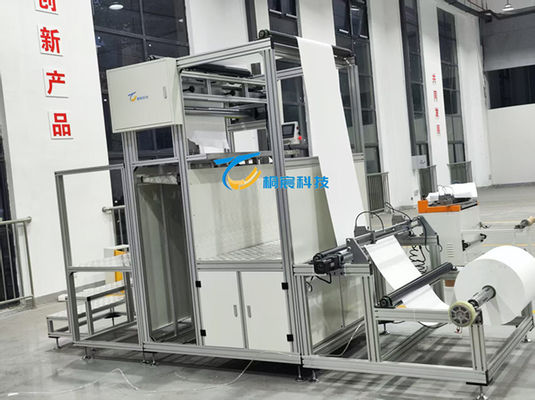 PLC 제어 유리 섬유 접기 기계 접힌 종이 생산 라인 220V