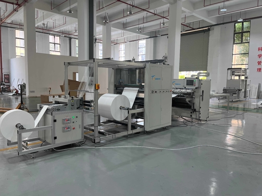 간편한 작동 모터 PLC 필터 종이 접는 기계