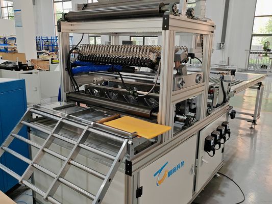400mm 접착기 공기 필터 제조 기계 220V 단일 단계