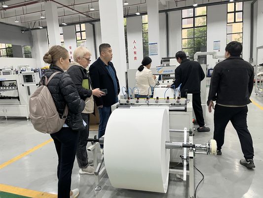 트럭 에어 필터용 자동 칼날 필터 접는 기계