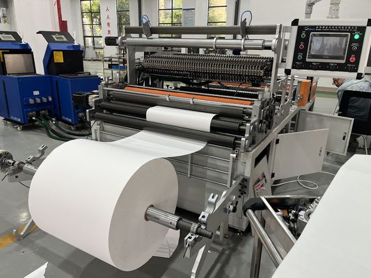 Manufacturers Supply Efficient Siemens PLC Equipped Drum Folding Machine Paper Processing Roller Air Filter Folding Machine