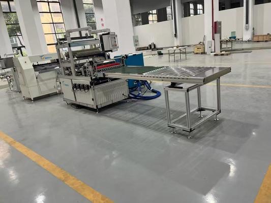 최고 가격 오일 필터 연료 필터 반자동 고효율 플리팅 및 접착 생산 라인