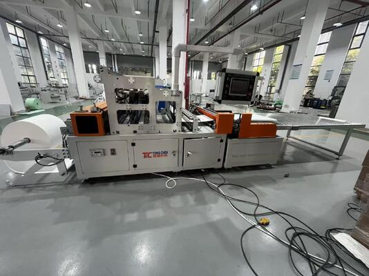 컴퓨터화 된 300mm 플리트 높이 HEPA 미니 필터 플리팅 기계 생산 라인