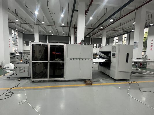 ISO 인증 완전 자동 에너지 절약 CNC 제어 시스템 유리 섬유 접기 생산