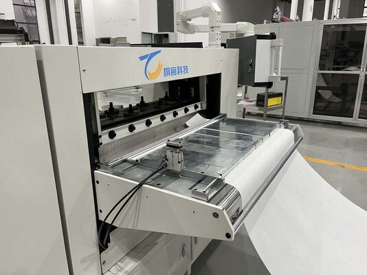 완전 자동 세르보 모터 HAVC 필터 처리 및 접기 기계