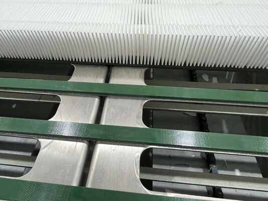 고정밀 안정 구조 미니 HEPA 필터 생산 라인 PLC 제어, 다양한 필터 크기 및 유형 지원