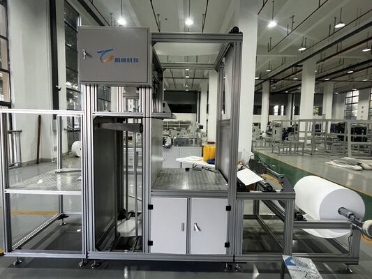 고효율 분할형 유리 섬유 종이 접지 생산 라인