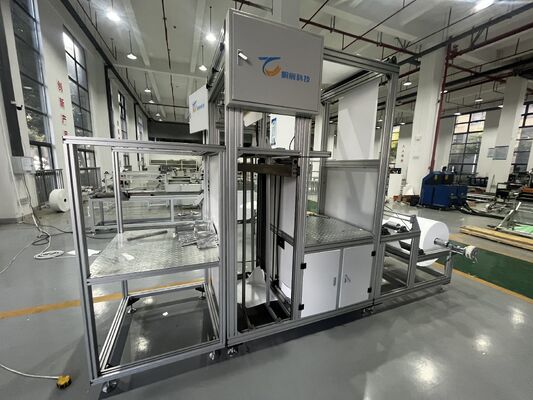 고효율 분할형 유리 섬유 종이 접지 생산 라인