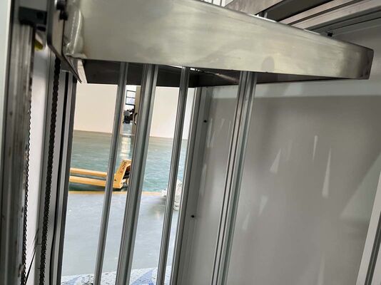 청정실 환경 및 실험실 사용을위한 파티션과 함께 초미세하고 고효율의 유리섬유 접착 기계