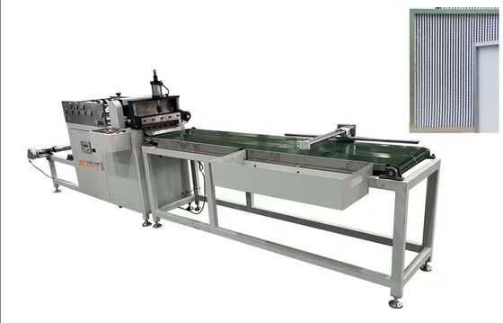 고용량 작업 및 대량 생산을 위한 파티션 알루미늄 플리팅 제조 기계