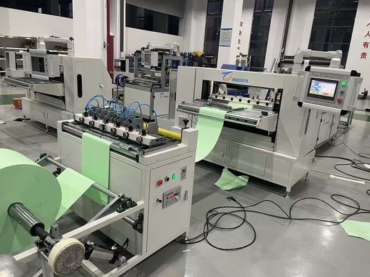 산업 및 가정용 필터용 완전 자동 서보 모터 필터 종이 접착 생산 라인