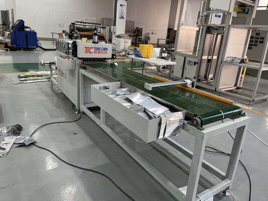 고용량 작업 및 대량 생산을 위한 파티션 알루미늄 플리팅 제조 기계