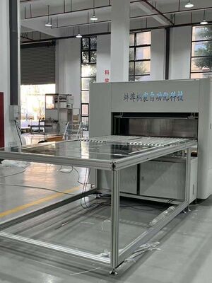 첨단 유리섬유 HEPA 필터 산업용 필터링 시스템 및 고출력 작업용 완전 자동 플레팅 기계