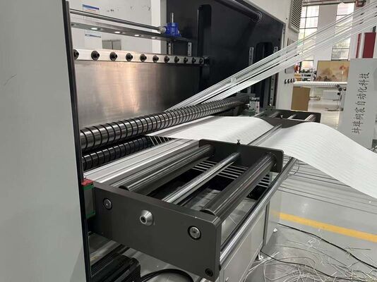 첨단 유리섬유 HEPA 필터 산업용 필터링 시스템 및 고출력 작업용 완전 자동 플레팅 기계