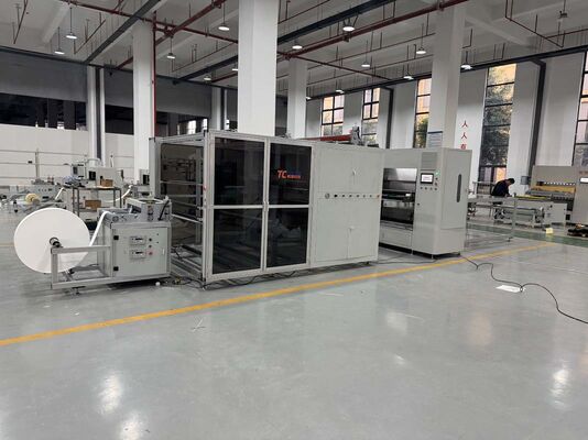 고효율 및 완전 자동 유리 섬유 필터 재료 플리팅 머신 - 지속 가능한 HEPA 필터 생산 공정