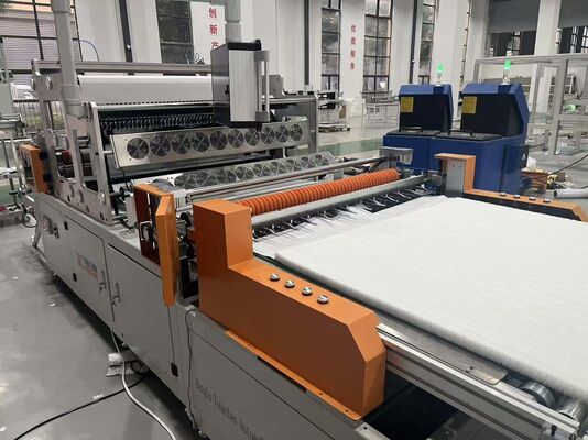 고효율 제조 공정을 위한 효율적이고 친환경적인 HEPA 필터 미니 접이 및 접착 생산 라인