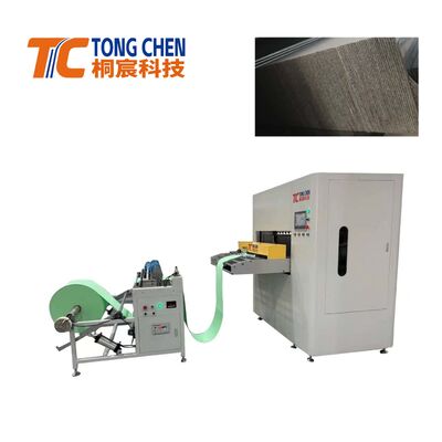 고속 300mm 세르보 플레이터 자동 섬유 접기 기계 산업