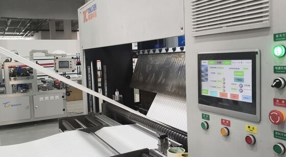 높은 온도 유리 섬유 접기 종이 생산 라인 300mm 접기 높이