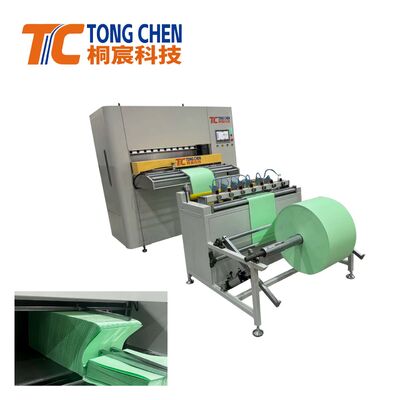 필터 종이 접기용 300mm 접기 높이 완전 자동 서보 모터 접기 생산 라인